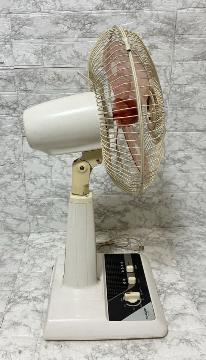 【動作確認済】SHARP シャープ 扇風機 昭和レトロ PJ-35ZS 1986年 首振り タイマー _画像2