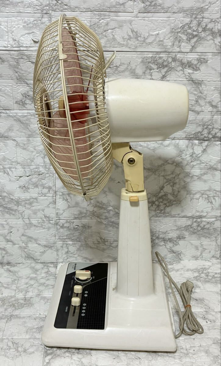 【動作確認済】SHARP シャープ 扇風機 昭和レトロ PJ-35ZS 1986年 首振り タイマー _画像4