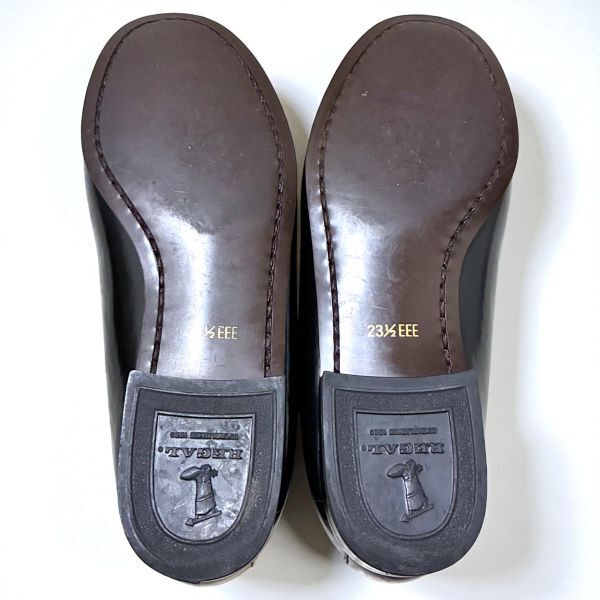 REGAL リーガル ローファー レザーシューズ コインローファー FH14 ブラック レザーレディース 4963 00064001_画像5