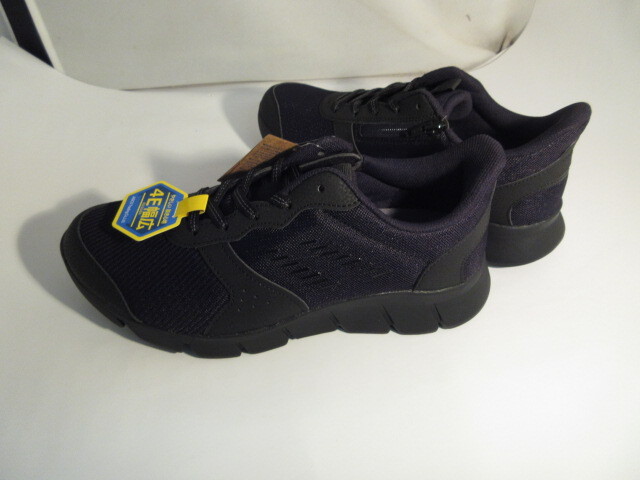 26 アシックス メンズウォーキングシューズ RM-9220 新製品「ライザップ 」黒色【008】着脱簡単!サイドファスナー付 履いて歩くだけ! _画像4