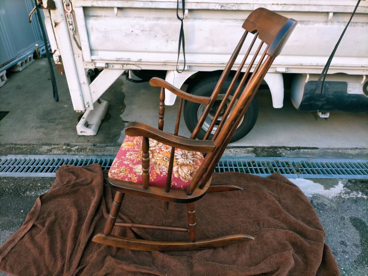 ★ロッキングチェア　飛騨の家具　ヒダ・ダイネット　Used_画像3