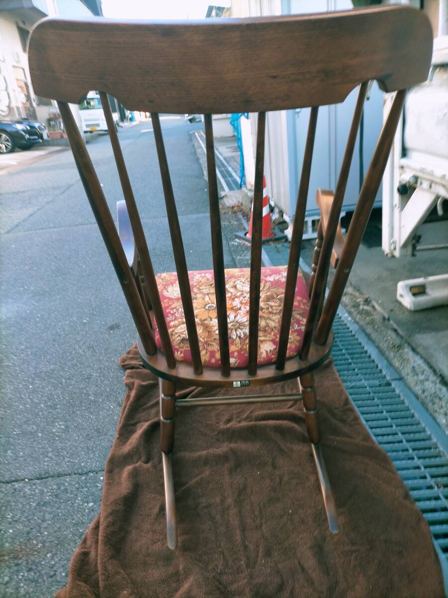 ★ロッキングチェア　飛騨の家具　ヒダ・ダイネット　Used_画像4
