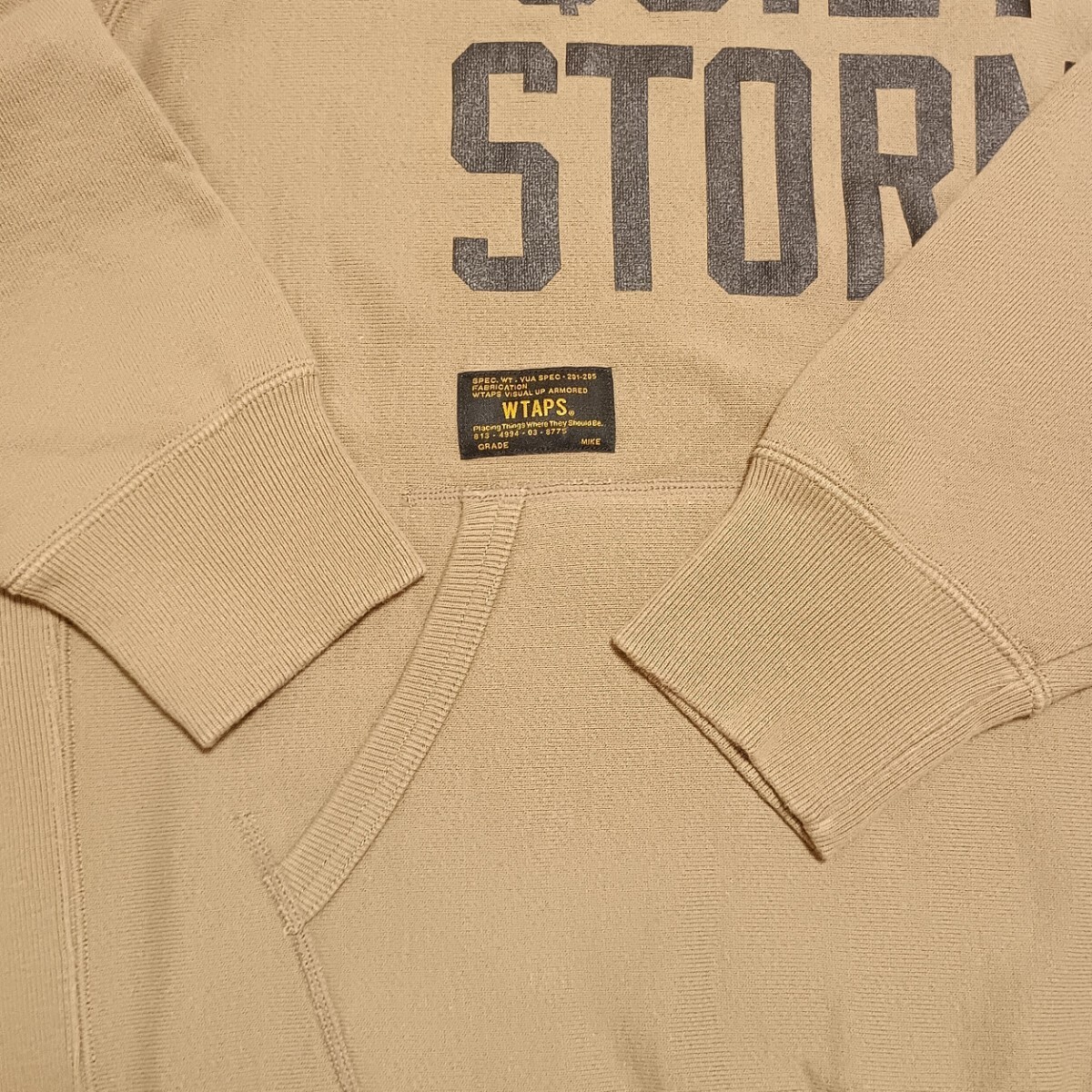 WTAPS／ダブルタップス／DESIGN HOODED QUIET STORM／デザインフーデッド クワイエットストーム／中古品_画像7