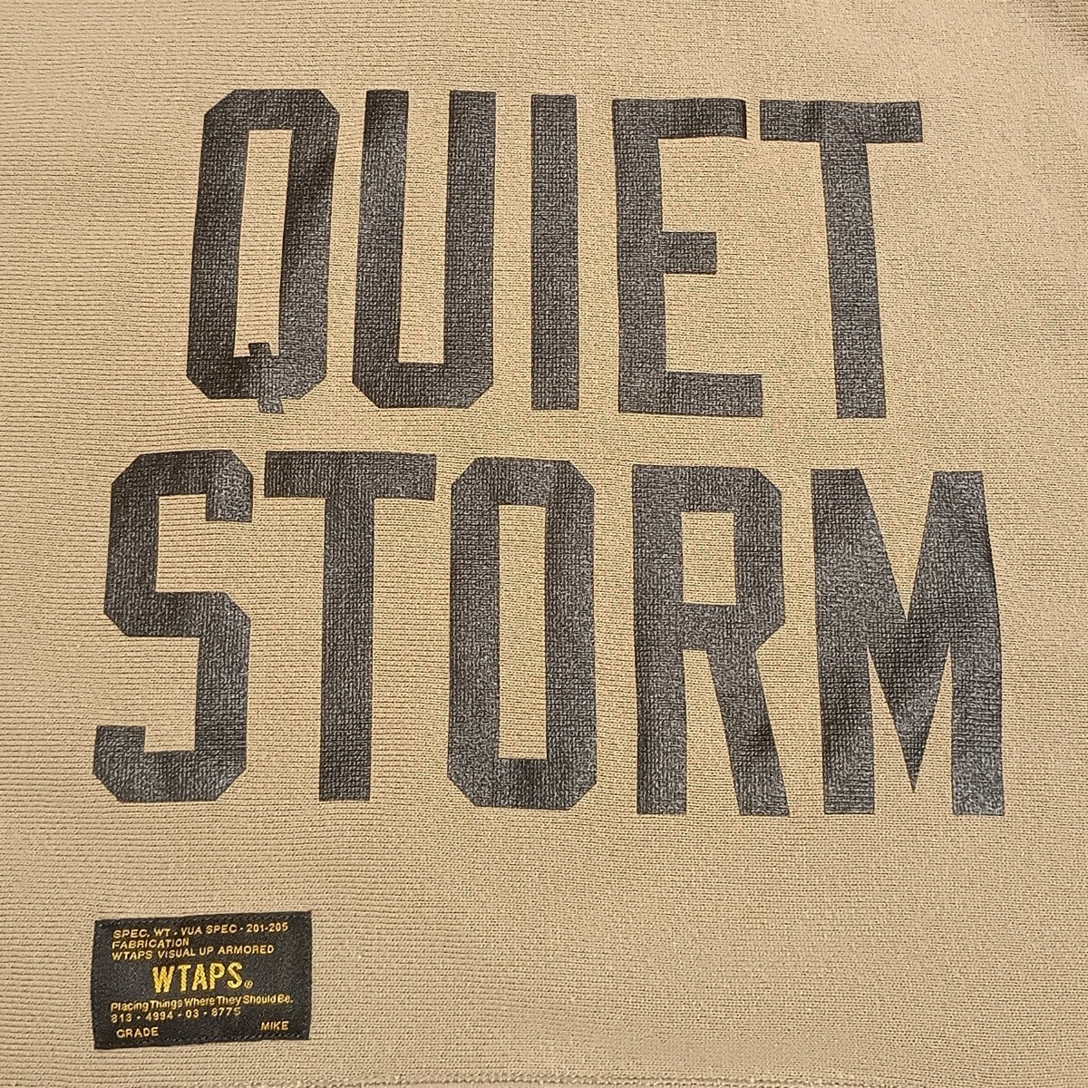 WTAPS／ダブルタップス／DESIGN HOODED QUIET STORM／デザインフーデッド クワイエットストーム／中古品_画像3