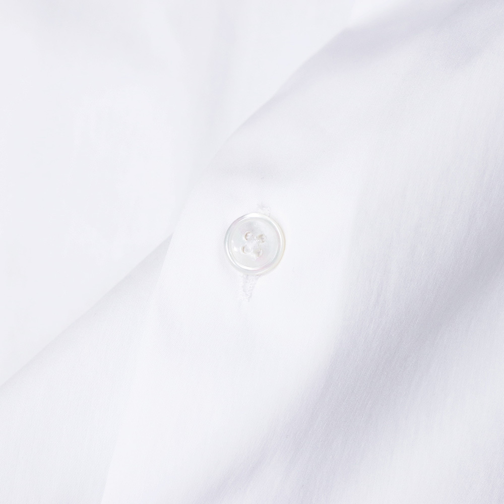 1円/BAGUTTA/42cm/ドレス シャツ LEO EBL CN09672 ストレッチ 無地 万能 シンプル ビジネス バグッタ 長袖 新品/白/ホワイト/kg145/_画像4