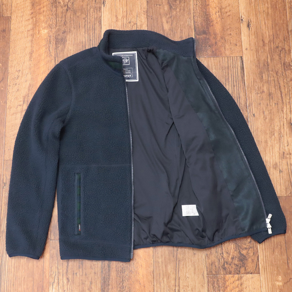 1円/秋冬/ZOY/1(M)サイズ/フリースブルゾン 071424136 POLARTEC THERMAL PRO ポーラテック ゴルフ ゾーイ 新品/紺/ネイビー/md373a/_画像5