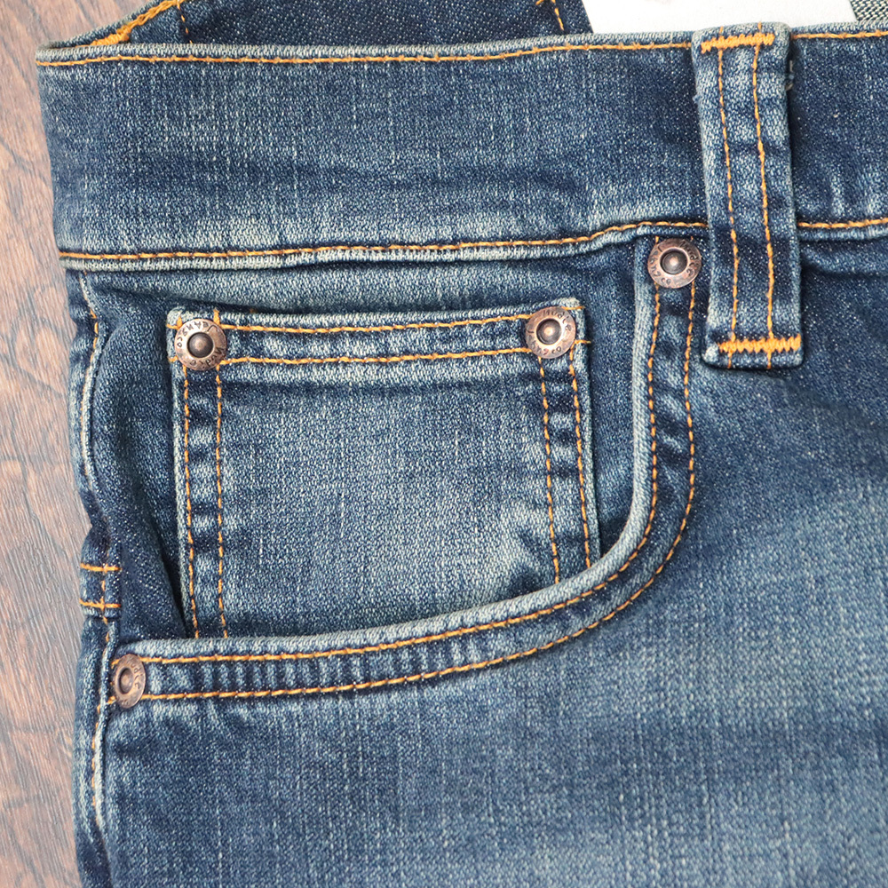 1円/Nudie Jeans/30サイズ/デニムパンツ THIN FINN 112917 OSCAR WORN DARK ヴィンテージ ストレッチ 美脚 新品/青/ブルー/kt127/_画像5