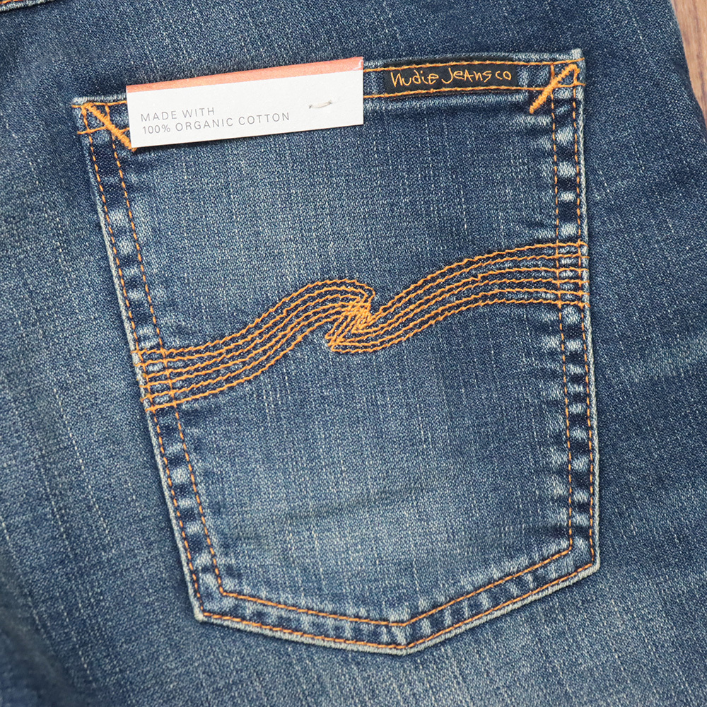 1円/Nudie Jeans/30サイズ/デニムパンツ THIN FINN 112917 OSCAR WORN DARK ヴィンテージ ストレッチ 美脚 新品/青/ブルー/kt127/_画像6