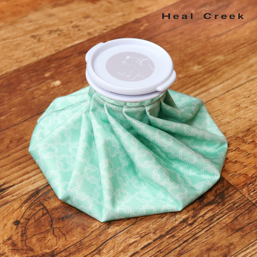 1円/Heal Creek/氷のう 003-98407 アイシング ロゴ プリント 熱中症対策 暑さ対策 ヒールクリーク 新品/ブルーグリーン/ki256/_画像1