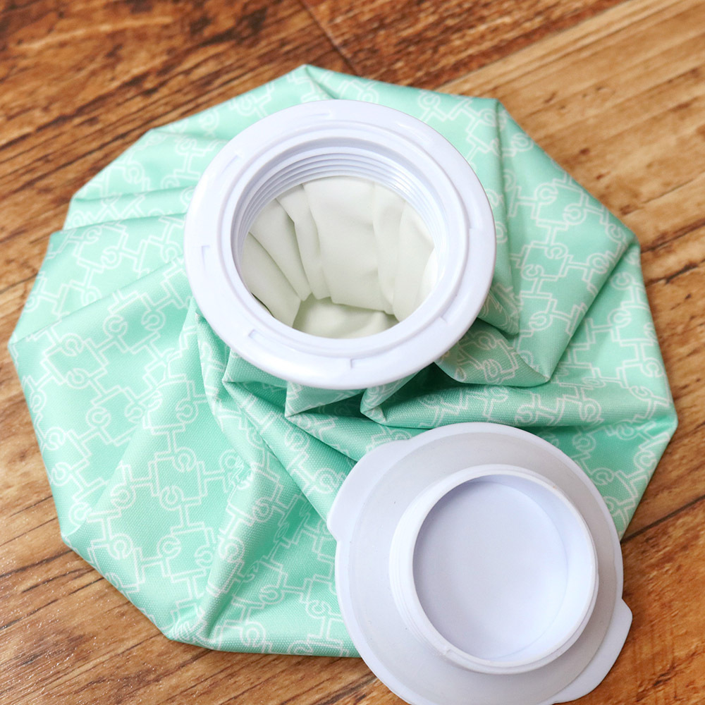 1円/Heal Creek/氷のう 003-98407 アイシング ロゴ プリント 熱中症対策 暑さ対策 ヒールクリーク 新品/ブルーグリーン/ki256/_画像2