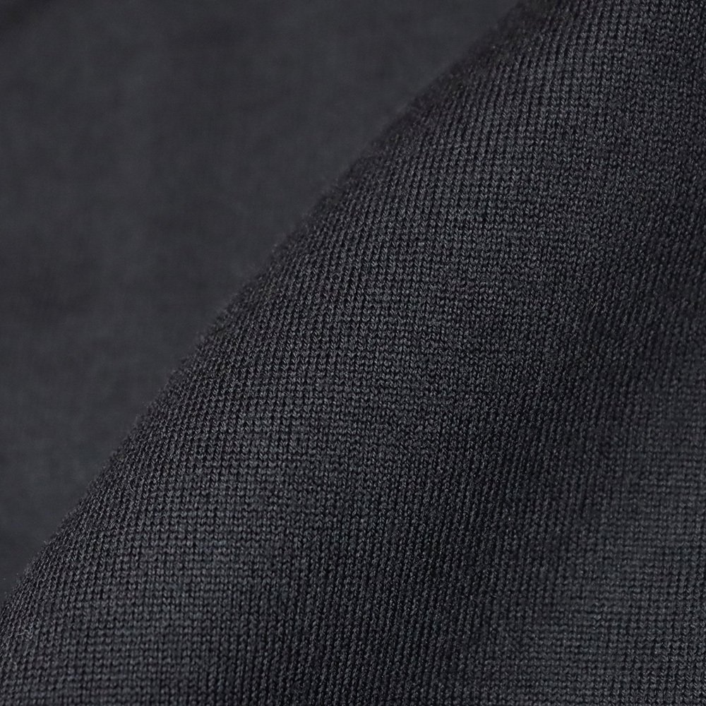 1円/24AW/Drumohr/46サイズ/ニットベスト D0D108 Super140’s ウール 光沢 無地 イタリア製 ドルモア 新品/黒/ブラック/mb398/_画像3