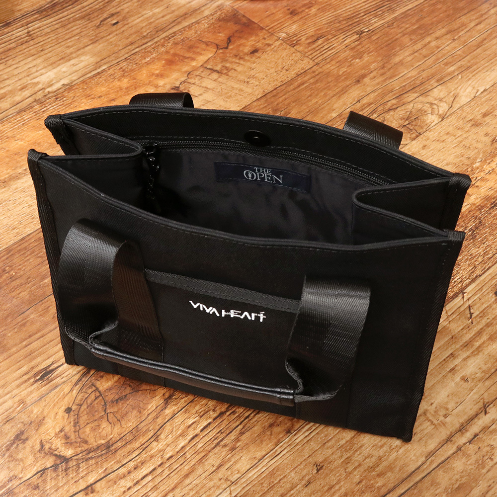 1円/THE OPEN × VIVA HEART/コラボ カートバッグ 176-88300 ゴルフ 全英オープン ジ・オープン ビバハート 新品/黒/ブラック/mc204/_画像5