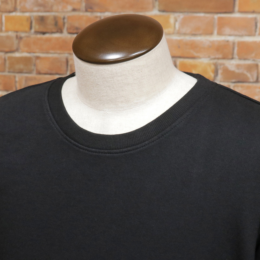 1円/Nudie Jeans/Mサイズ/スウェット EVERT LIGHT SEWATSHIRT オーガニックコットン ヌーディージーンズ 新品/黒/ブラック/me226/_画像2