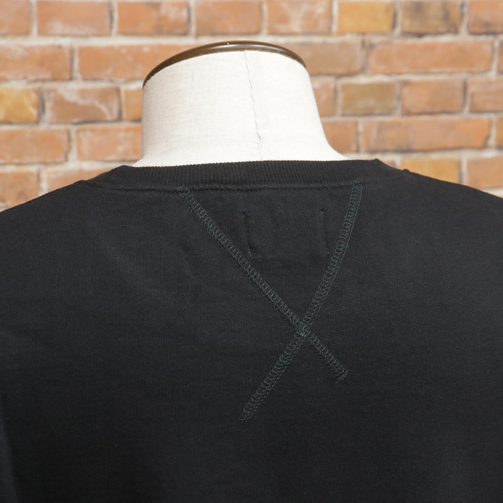 1円/Nudie Jeans/Mサイズ/スウェット EVERT LIGHT SEWATSHIRT オーガニックコットン ヌーディージーンズ 新品/黒/ブラック/me226/_画像4