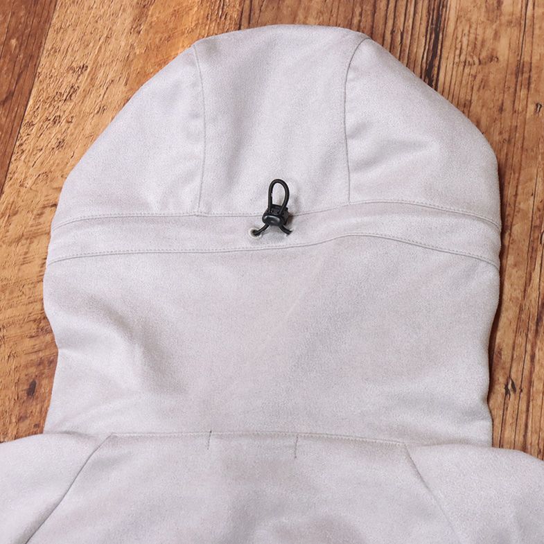 1円/秋冬/g-stage/46サイズ/パーカー ダウンファブリック ストレッチ スエード調 千鳥格子 防寒 機能性 新品/ベージュ/je104/_画像5