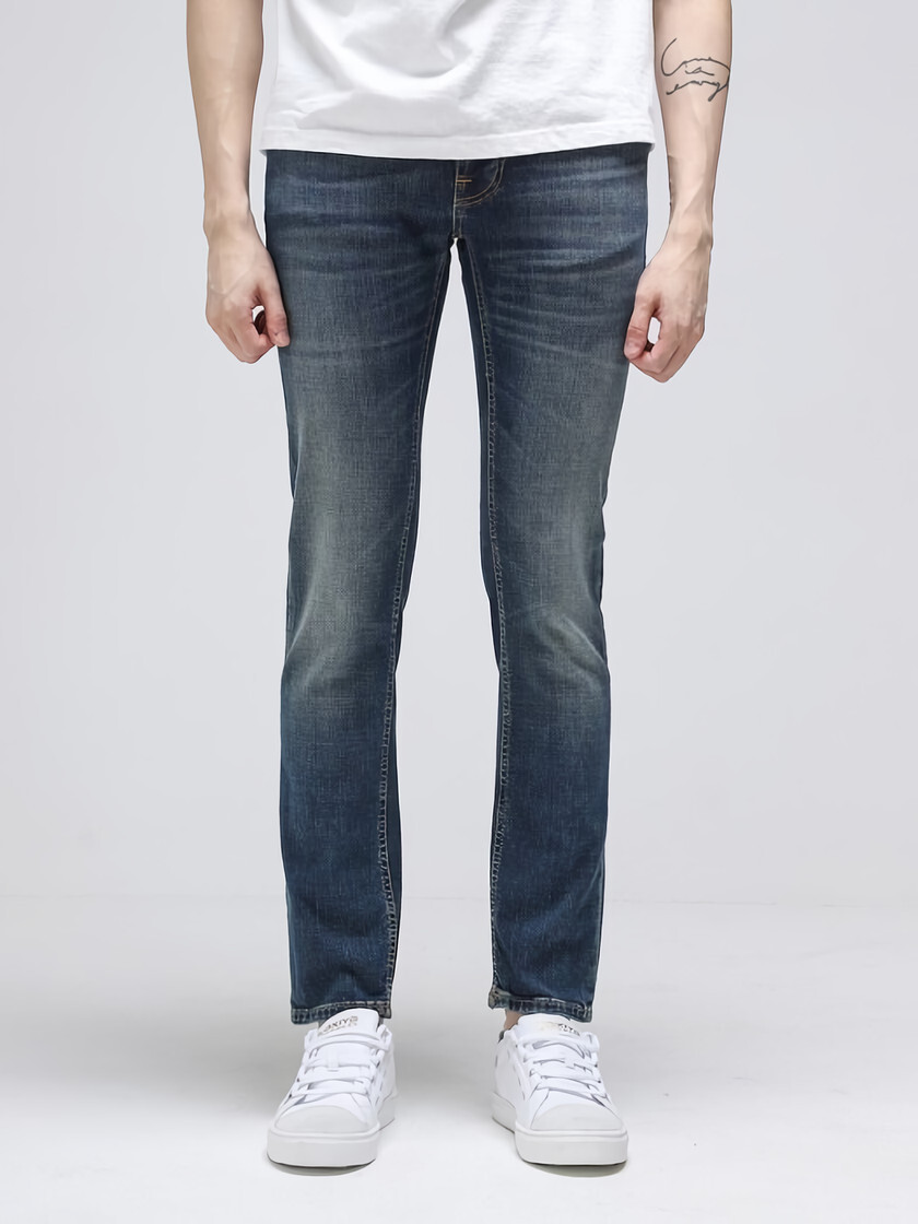 1円/Nudie Jeans/30サイズ/デニムパンツ THIN FINN 112917 OSCAR WORN DARK ヴィンテージ ストレッチ 美脚 新品/青/ブルー/kt127/_画像9