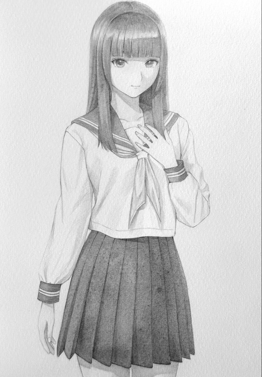  оригинал ручные иллюстрации [Mono 1092- Kirishima лампа .(.......)]A5 размер 148mm×210mm