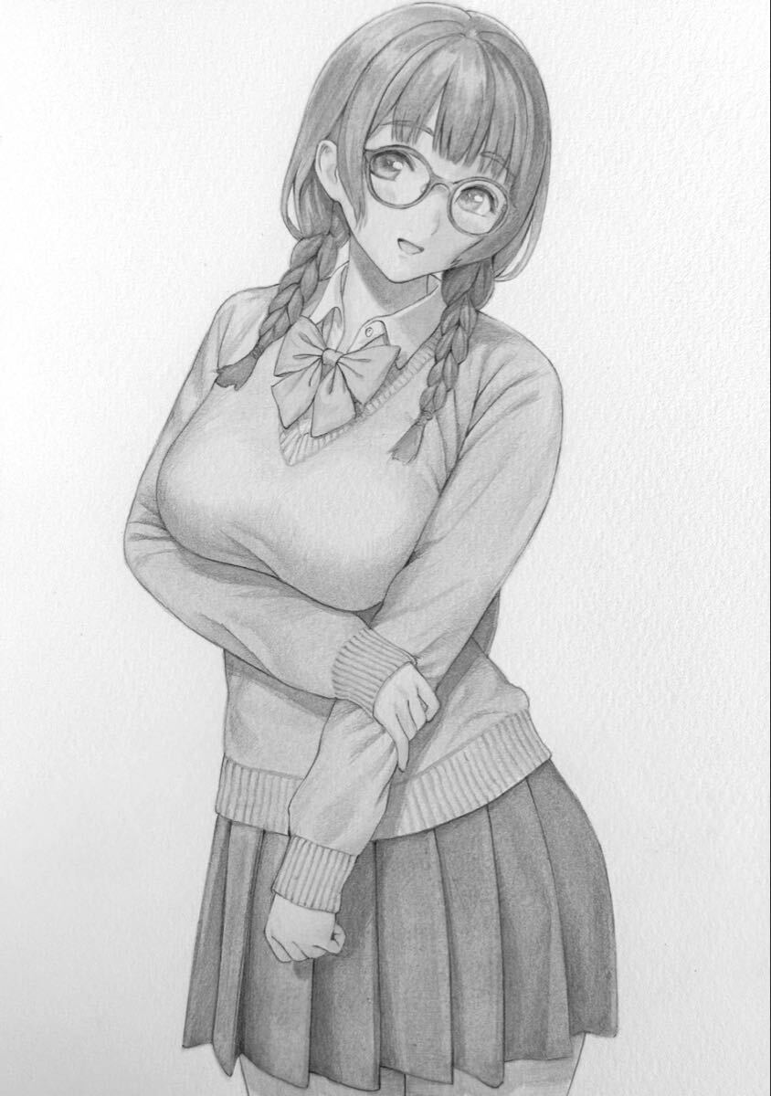  оригинал ручные иллюстрации [Mono 1091- город Хюга .. .(. топорик .. .)]A5 размер 148mm×210mm