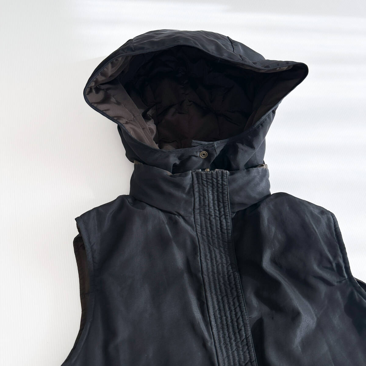 【リバーシブル】WEEKEND MaxMara マックスマーラ ウィークエンド / ダウンベスト 38 M ハンガリー製_画像6