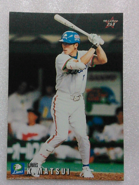 1999 Calbee бейсбол карта N263 сосна .. голова .( Seibu )