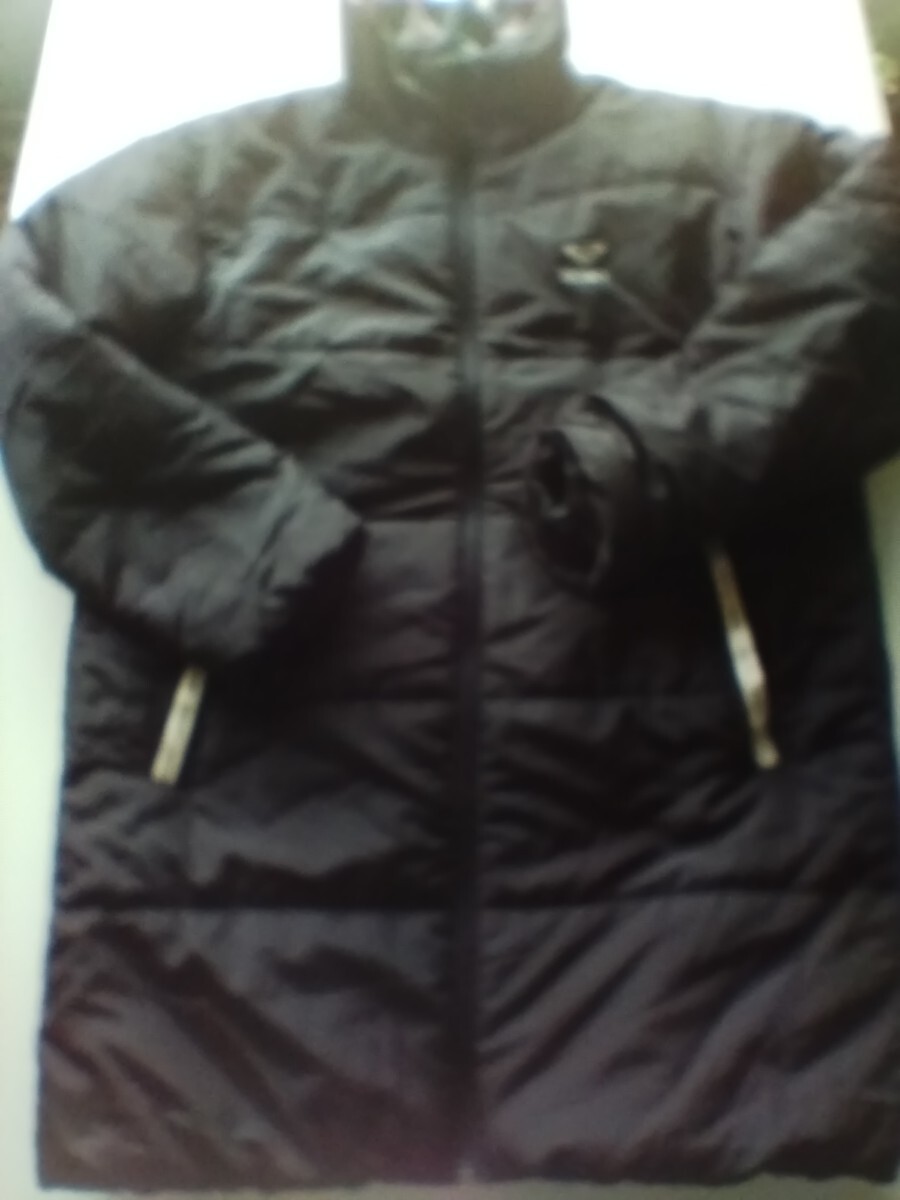 ロキシー 黒のナイロンダウンジャケット美品♪_画像1