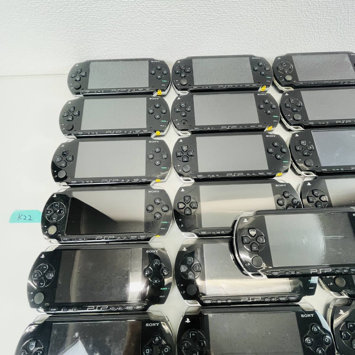 (ヤ)K22【動作OK 本体46台まとめ】SONY PSP 1000 ブラック 本体 まとめ PlayStation Portable プレイステーションポータブル 1000シリーズ_画像6