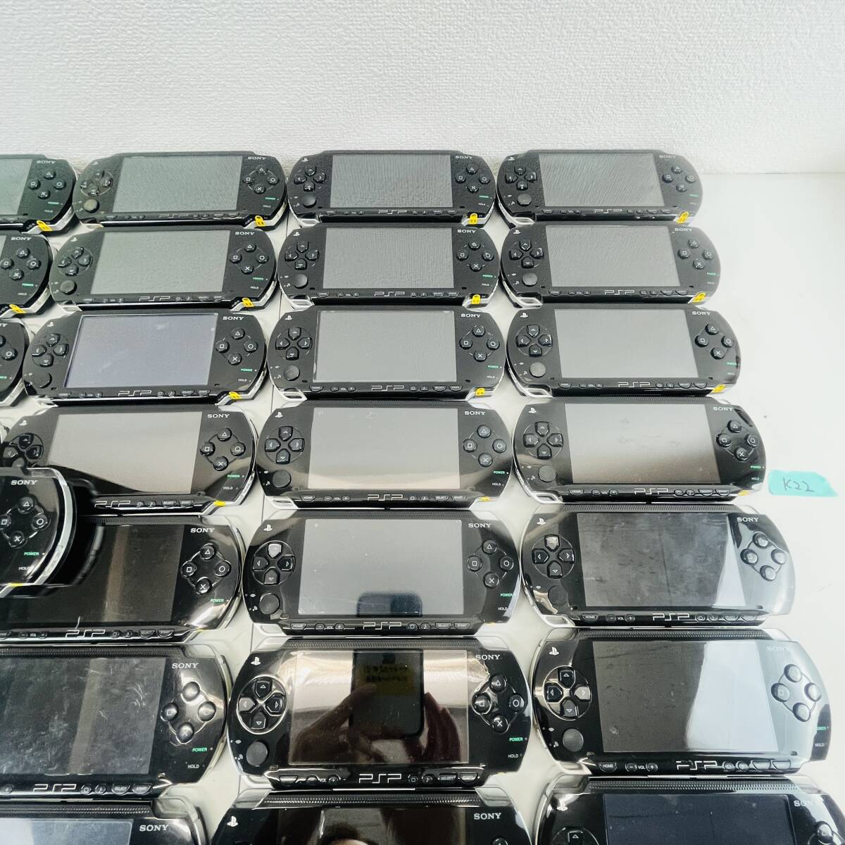 (ヤ)K22【動作OK 本体46台まとめ】SONY PSP 1000 ブラック 本体 まとめ PlayStation Portable プレイステーションポータブル 1000シリーズ_画像7