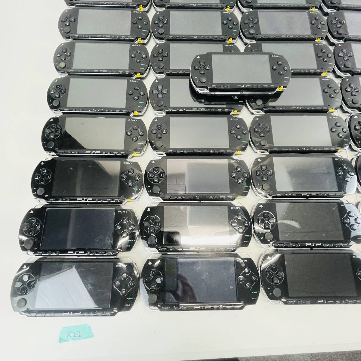 (ヤ)K22【動作OK 本体46台まとめ】SONY PSP 1000 ブラック 本体 まとめ PlayStation Portable プレイステーションポータブル 1000シリーズ_画像5
