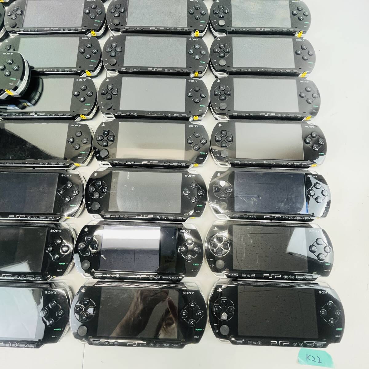 (ヤ)K22【動作OK 本体46台まとめ】SONY PSP 1000 ブラック 本体 まとめ PlayStation Portable プレイステーションポータブル 1000シリーズ_画像8