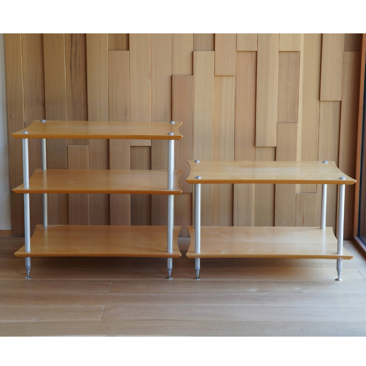 QUADRASPIRE Q4D 5段 オーディオラック クアドラスパイア メイプル_画像1