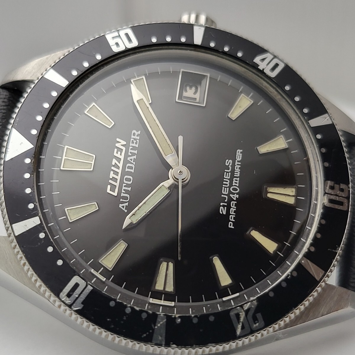 極上個体　シチズン　オートデータダイバー　21石_画像7