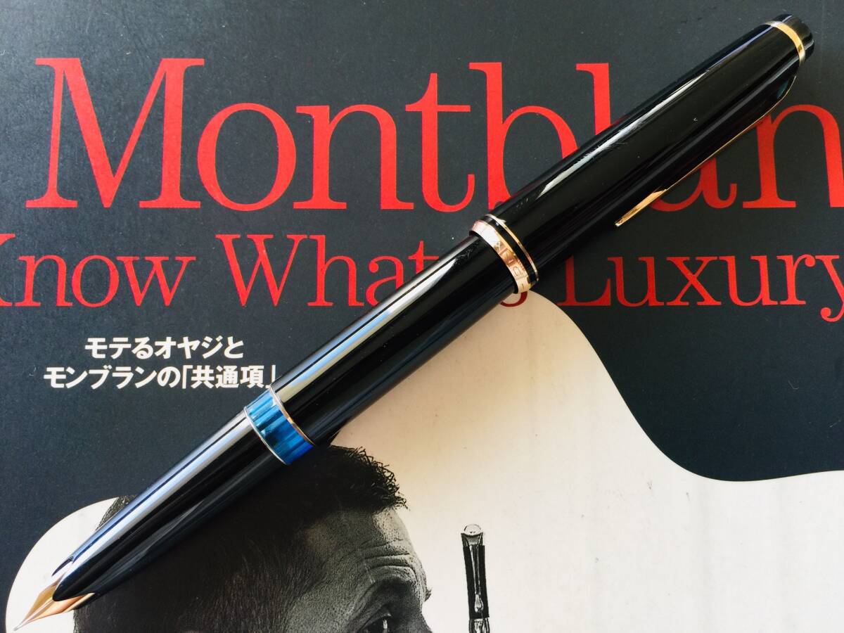 No.22 美品!60年代 二桁モンブラン ビンテージ万年筆14C EF_画像2