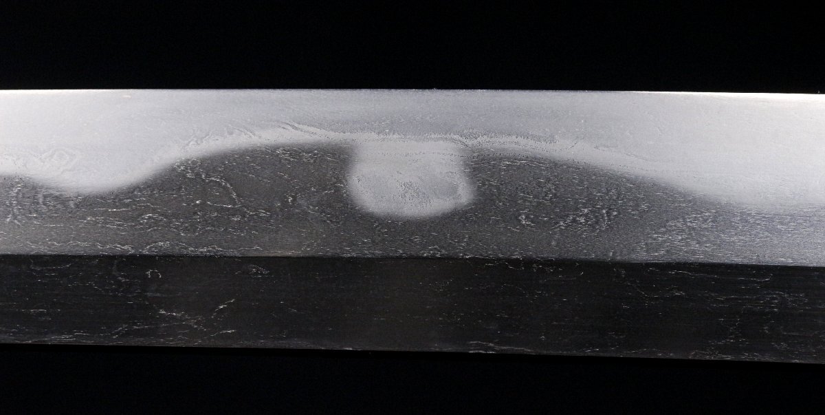 【LIG】無銘 脇差 45.6㎝ 働き豊富 迫力ある鮮やかな濤乱刃 時代刀剣 [.TU]25.11_画像9