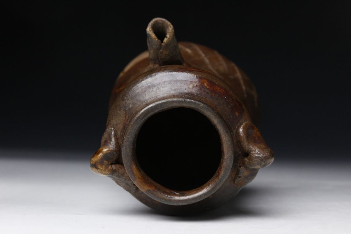 [LIG] большой редкий товар Edo времена старый Seto гвоздь гравюра документ . уголок .. большой чай входить 12.5. Mino старый .. рука заварной чайник старый художественное изделие число . человек . магазин товар [.TT]25.05