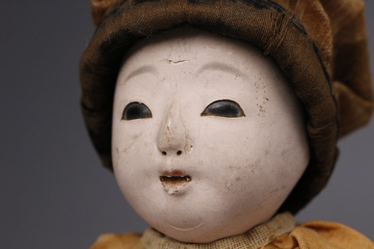 【LIG】時代人形 三体 寶玉斎 市松人形 玉眼 日本人形 旧家蔵出品 ⑥ [P]25.10_画像5