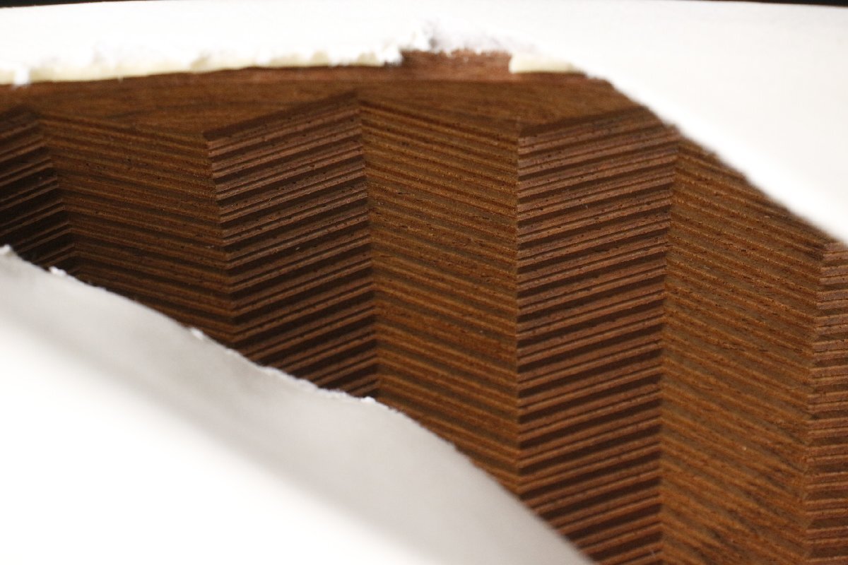 【LIG】最高級 三味線 紅木 東さわり K9刻印 金細 二本溝 子持綾杉胴 ケース付 和楽器 弦楽器 [.EP]25.10_画像9