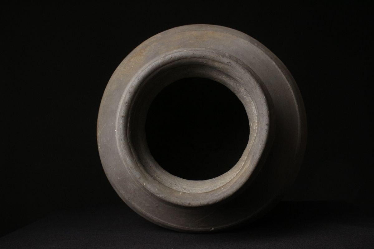 【LIG】八世紀 奈良時代 須恵器 叩き文壷 24㎝ 土器 瓦窯焼 時代古玩 [.QQ]25.6_画像9