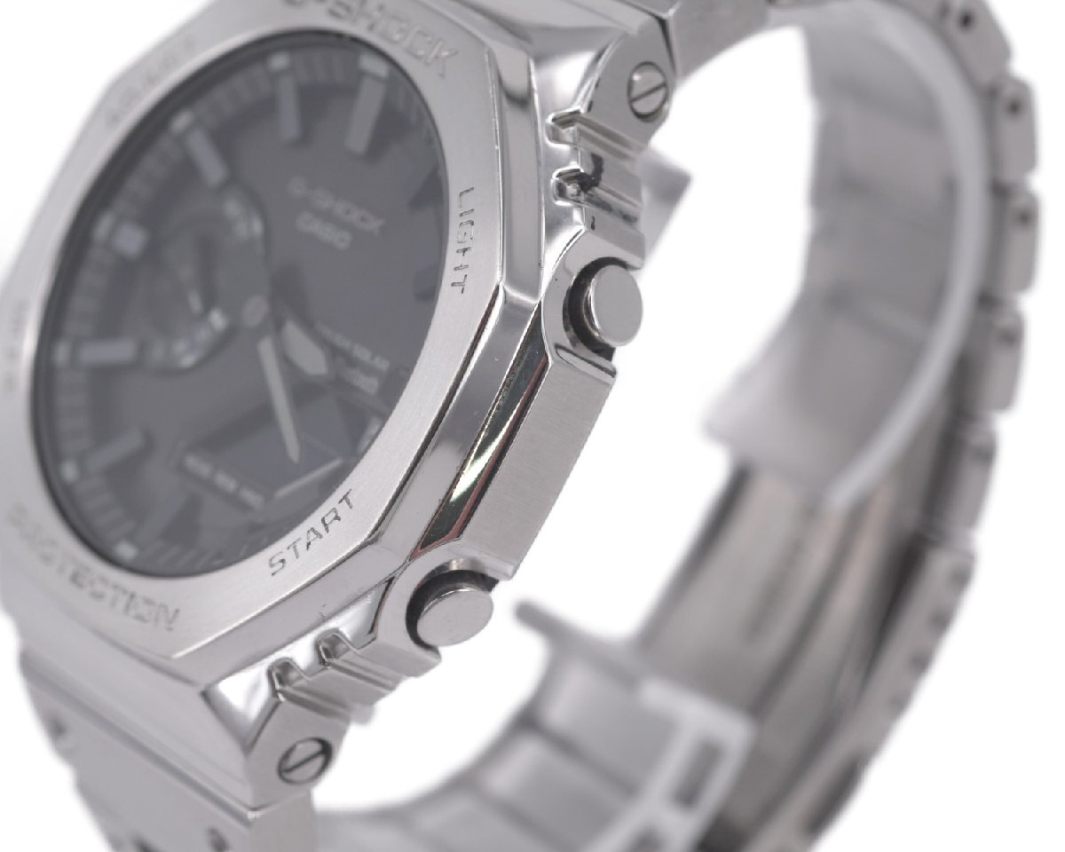 [中古品] 稼働品【CASIO】カシオ G-SHOCK GM-B2100D-1AJF Bluetooth モバイルリンク メンズ 動作OK 箱付 中古品_画像4