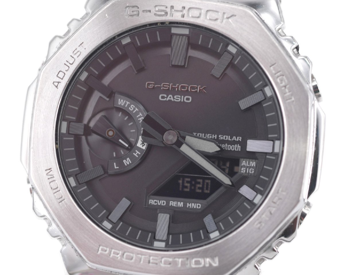 [中古品] 稼働品【CASIO】カシオ G-SHOCK GM-B2100D-1AJF Bluetooth モバイルリンク メンズ 動作OK 箱付 中古品_画像2