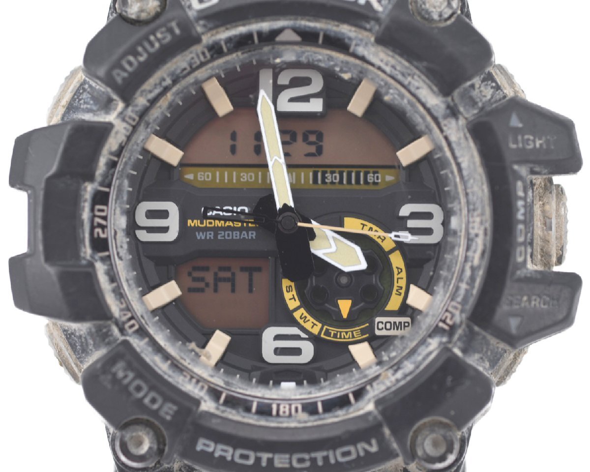[中古品] 稼働品【CASIO】カシオ G-SHOCK GG-1000-1A3JF MUDMASTER マッドマスター ツインセンサー クォーツ 中古品_画像1