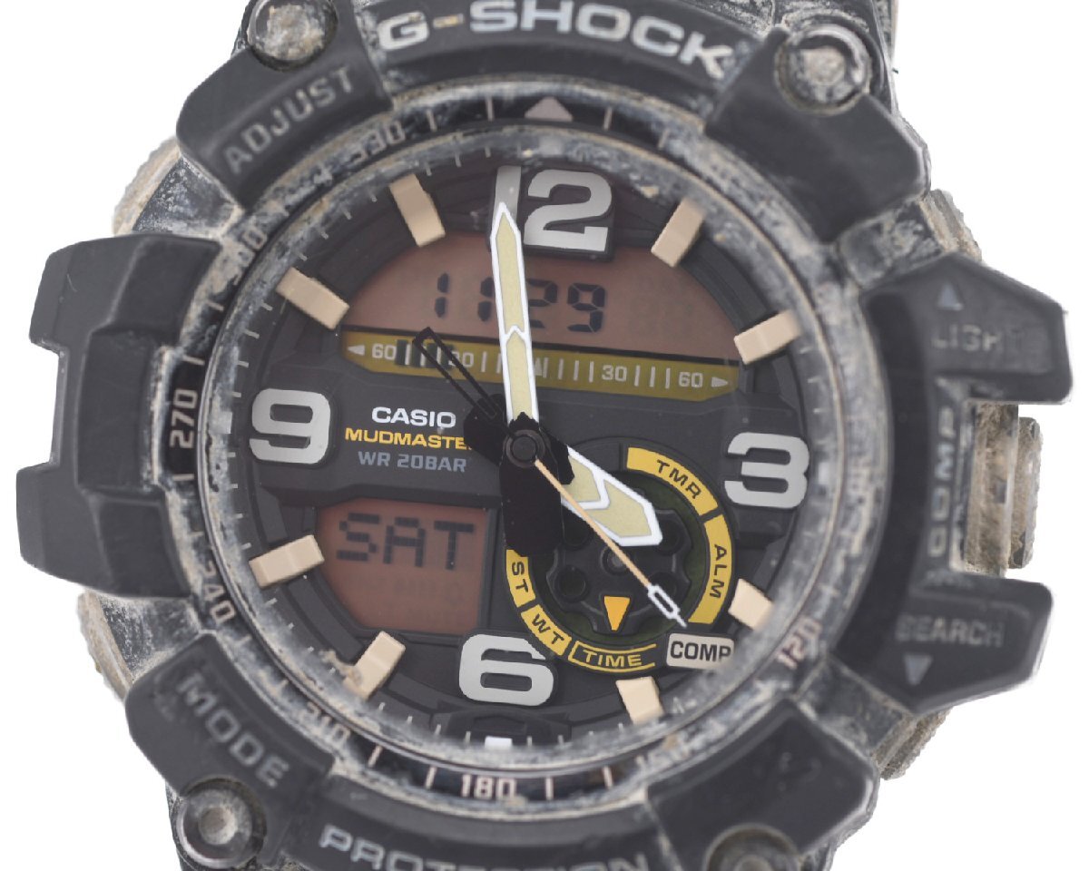 [中古品] 稼働品【CASIO】カシオ G-SHOCK GG-1000-1A3JF MUDMASTER マッドマスター ツインセンサー クォーツ 中古品_画像2