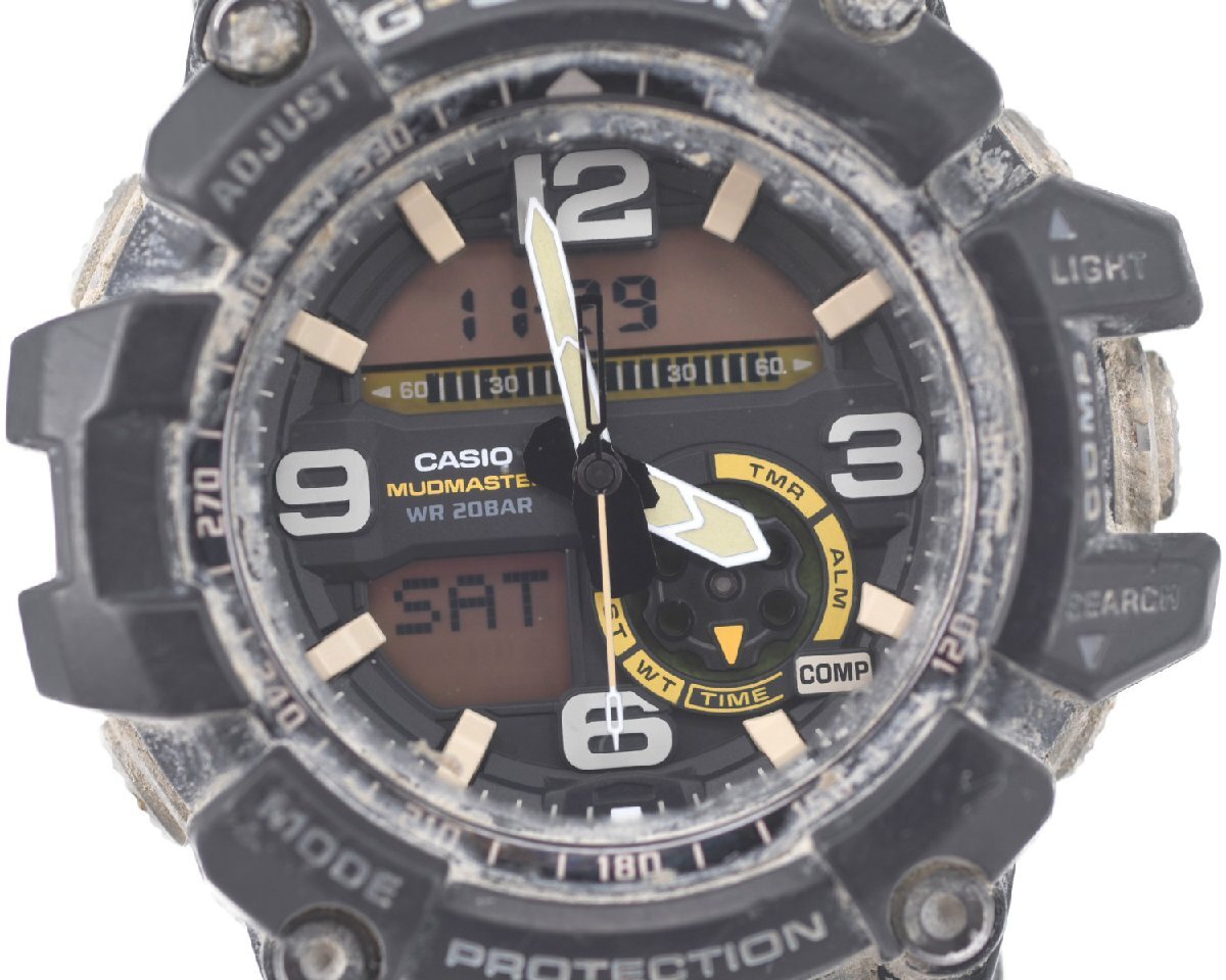 [中古品] 稼働品【CASIO】カシオ G-SHOCK GG-1000-1A3JF MUDMASTER マッドマスター ツインセンサー クォーツ 中古品_画像3