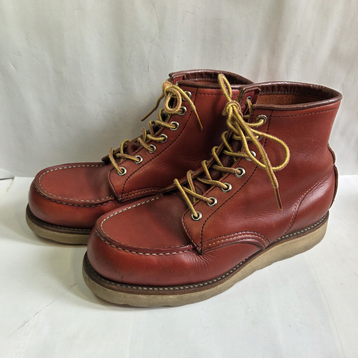 「RED WING アイリッシュセッター 茶 レザー」程度良し 中古 A791_画像1