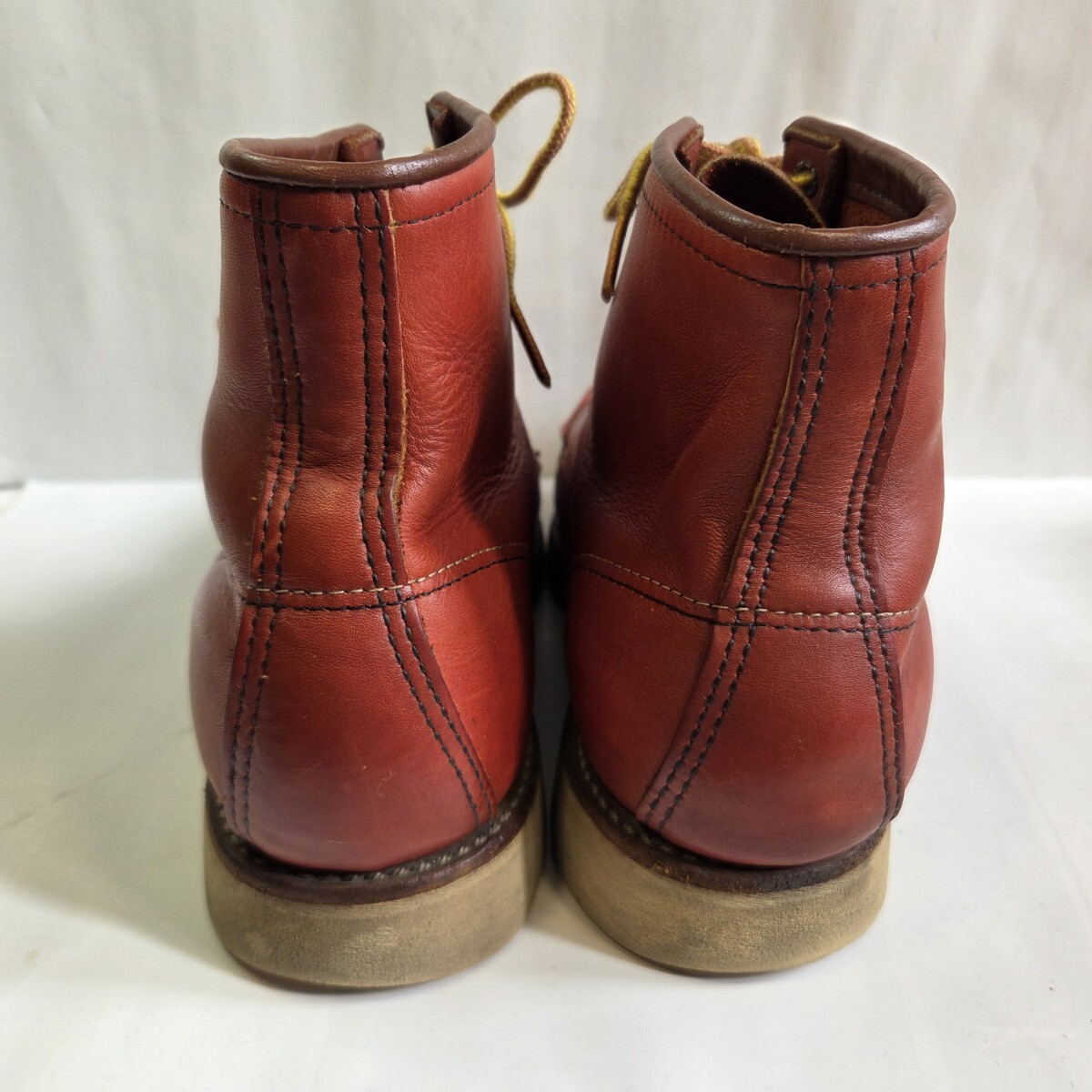「RED WING アイリッシュセッター 茶 レザー」程度良し 中古 A791_画像4