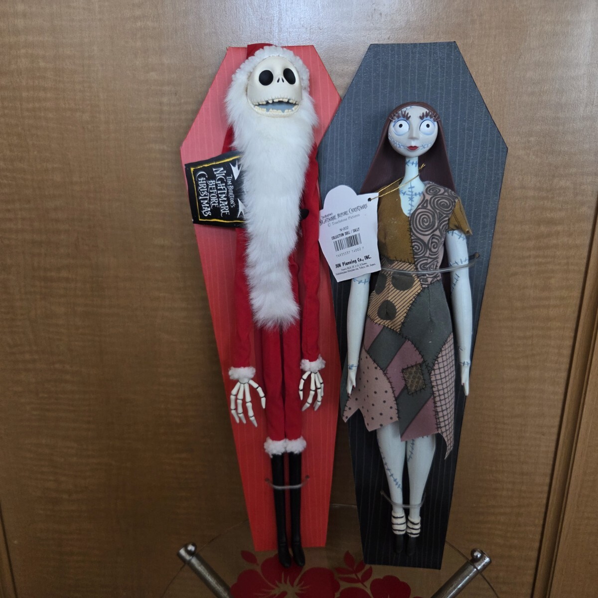 JUN Planning「TIM BURTON NIGHTMARE Before Christmas JACK & SALLY」ナイトメアー ジャックとサリー2体セット 新品 日本製 A831_画像1