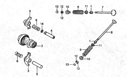 AF56 純正 クランクシャフト ASSY AF57 スマートディオ AF55E AF63 Z4 ZOOMER ズーマー AF58 バイト AF59 BITE クランク ベアリング　/ get_画像4