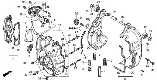 EU9i 純正 エアエレメント 3点セット HONDA インバーター 発電機 EX6 フィルター シール EU9i GP エネポ entry スポンジ LPガス / zt3.s_画像2