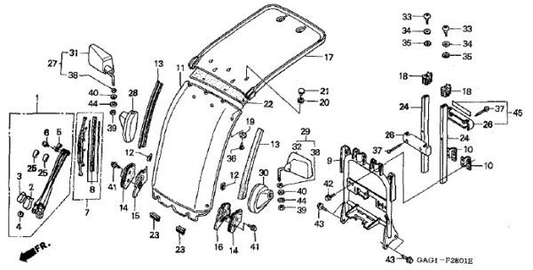 TA02 社外 ワイパーブレード : ジャイロキャノピー 新品 ゴム ワイパーゴム TA03 グラファイトワイパーブレード 黒 ブラック /_画像2