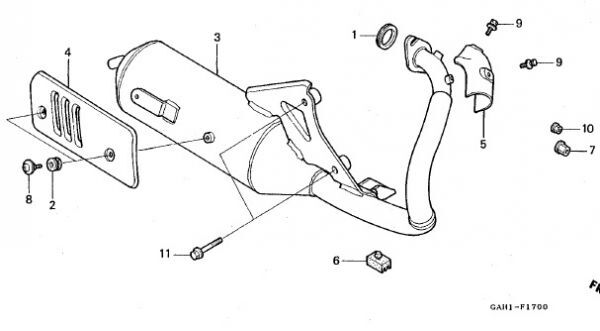AF27 前期 純正 スタッドボルト 6×18 . 2本 スーパーディオ AF28 Super Dio ZX 全長 28ｍｍ スタットボルト SR 　 / 060bx2_画像5