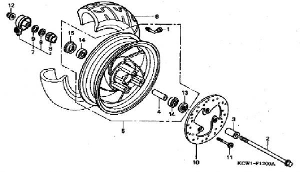 JF04 前期 純正 キャリパー シール スペイシー125 Spacy JF04-100~120 新品 JF06 リード 100 フロント ピストン シール 　/ ge2x2_画像5